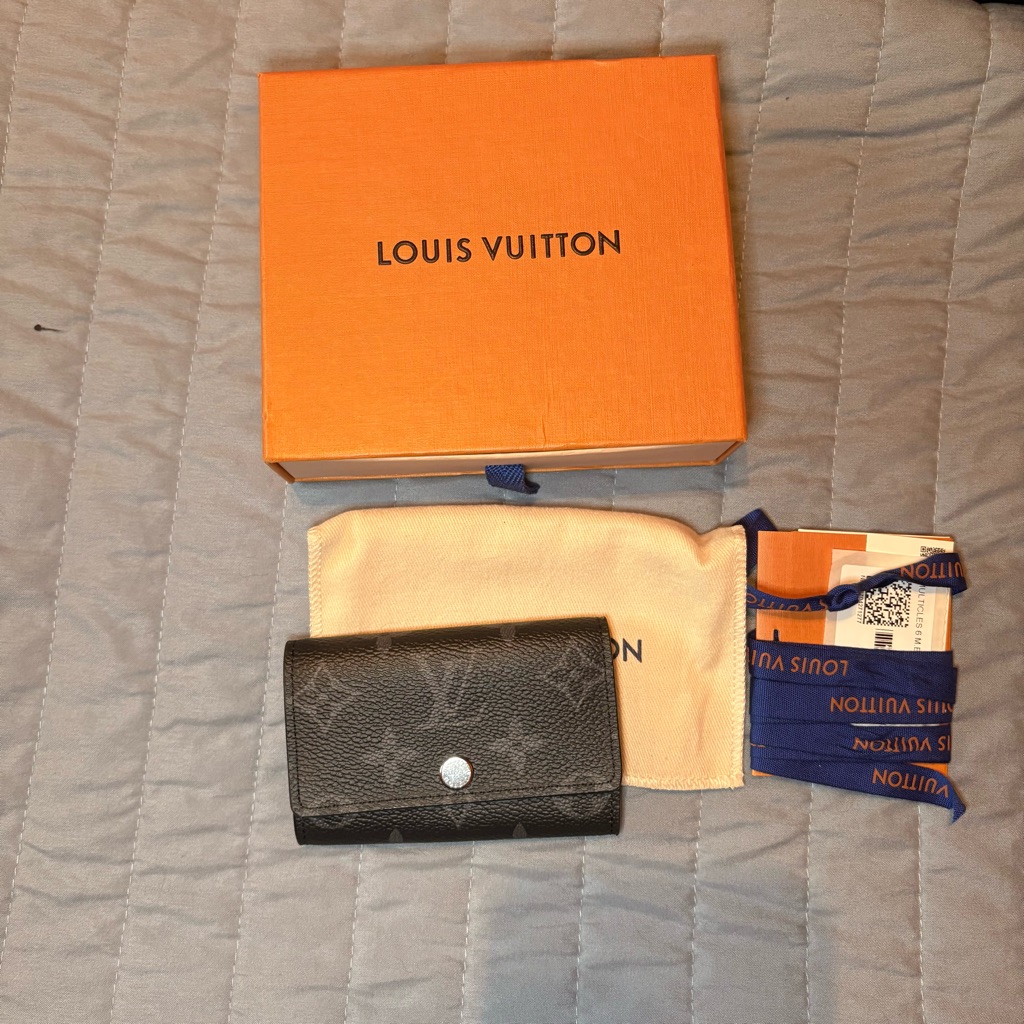 Louis Vuitton 6 Ring Key Holder Monogram Eclipse Black